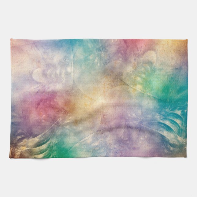 Background Antique Apophysis Fractals I Kitchen Towel (Horizontal)