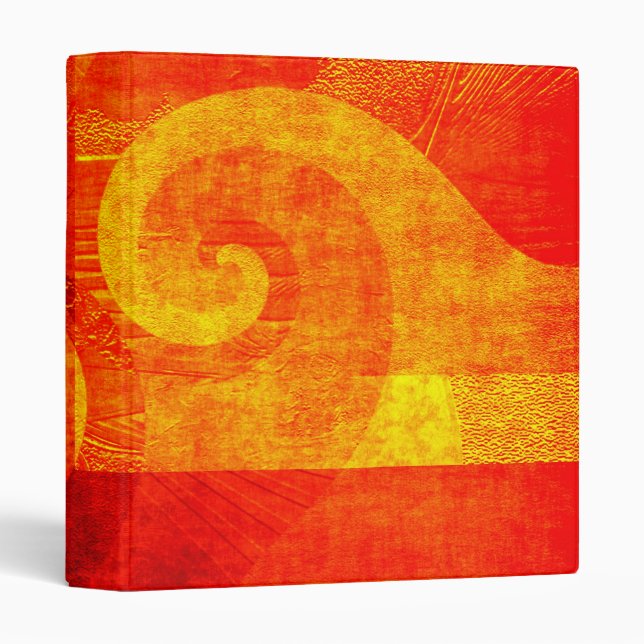 Background Antique Spirals Binder (Front/Spine)