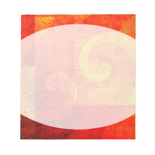 Background Antique Spirals Notepad