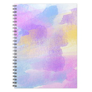 Background art abstract watercolor notebook