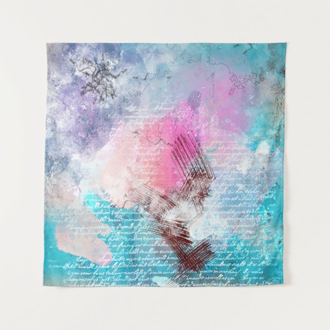 Background art abstract watercolor tapestry (Front)