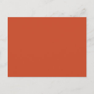 Background Colour - Burnt Orange Postcard
