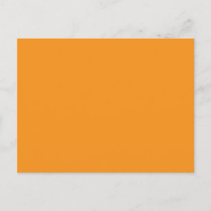Background Colour - Orange Postcard