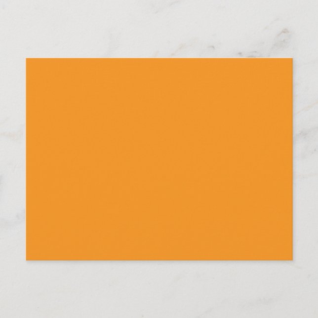Background Colour - Orange Postcard (Front)