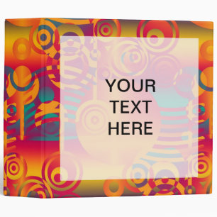 Background Composing - Modern Colourful Circle Binder
