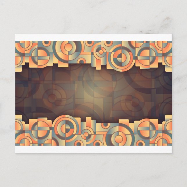background DIY custom personalize Anniversaries Postcard (Front)