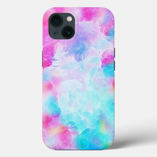 Background-drips-fluid-colourful Case-Mate iPhone Case (Back)