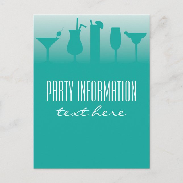 Background for cocktail party invitations (Front)