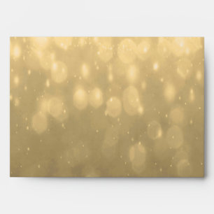 Background - Gold Bokeh Glitter Lights Envelopes