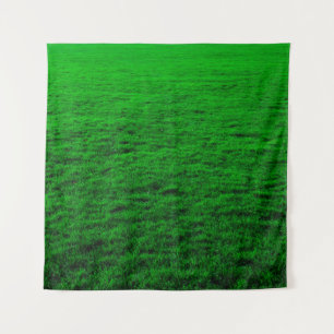 Background green grass lawn tapestry