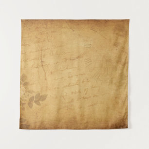 Background image flower writing tapestry