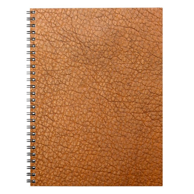 Background leather brown close up notebook (Front)