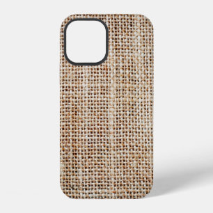 Background of burlap hessian  iPhone 12 case
