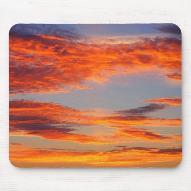 Background of colourful sky. mouse pad (Front)