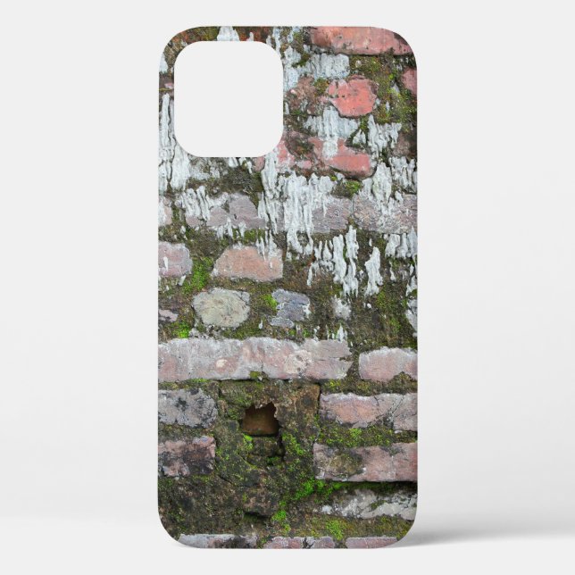 Background of old orange and grey bricks, part of  Case-Mate iPhone case (Back)