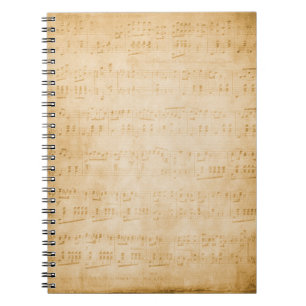 Background old vintage parchment notebook