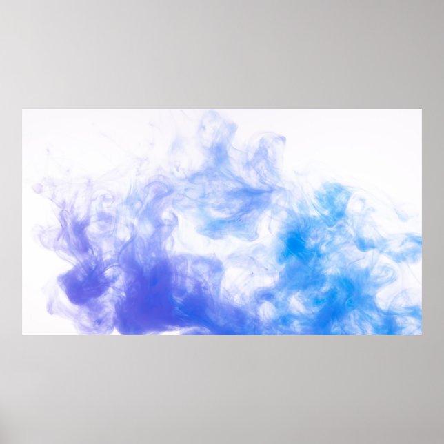 Background paint pattern smoke ink poster (Front)