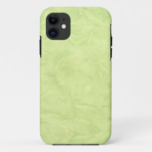 Background PAPER TEXTURE - green iPhone 11 Case