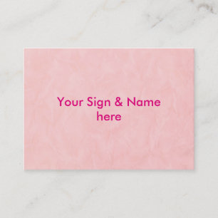 Background PAPER TEXTURE - light pink Business Card