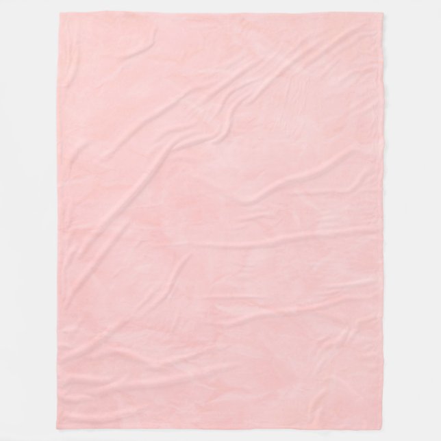 Background PAPER TEXTURE - light pink Fleece Blanket (Front)