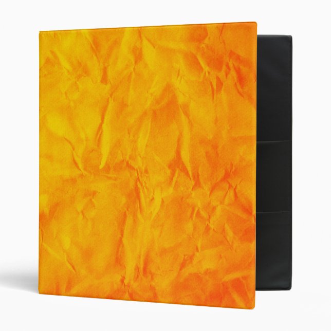 Background PAPER TEXTURE - orange yellow Binder (Front/Inside)