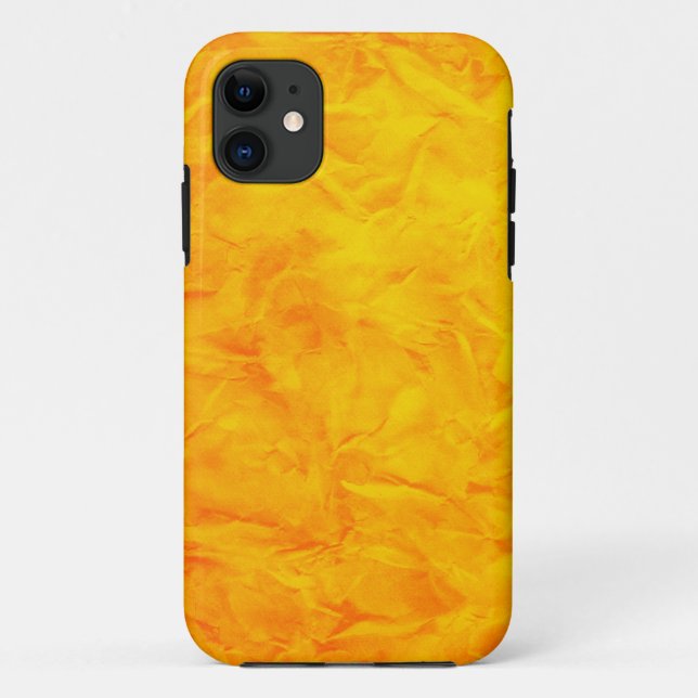 Background PAPER TEXTURE - orange yellow Case-Mate iPhone Case (Back)