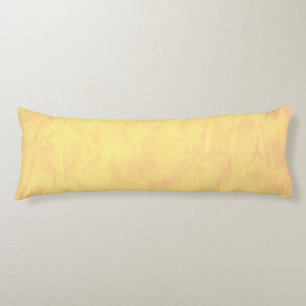 Background PAPER TEXTURE - yellow Body Pillow