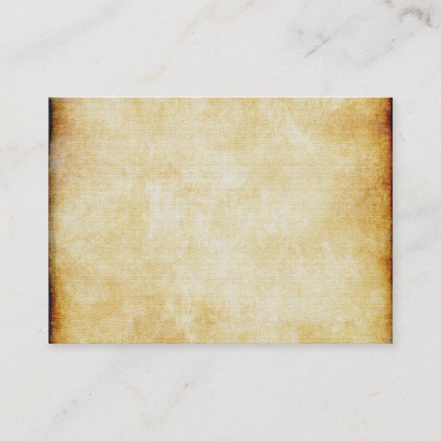 Background | Parchment Paper Business Card (Front)