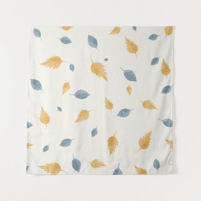 Background pattern leaves texture tapestry (Front)