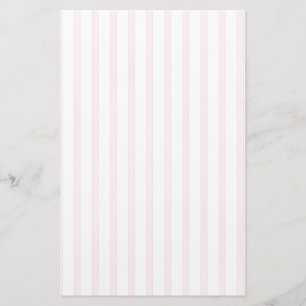Background Pink Watercolor Stripes Stationery