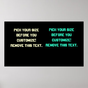 Background poster blanks large to small See Notes