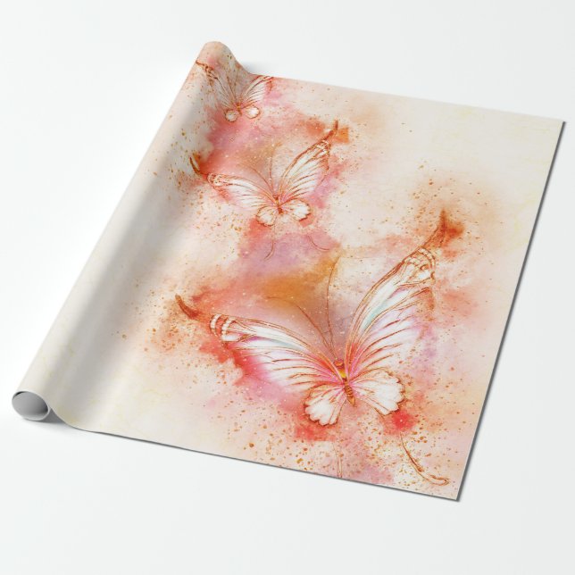Background scrapbooking paper (Unrolled)