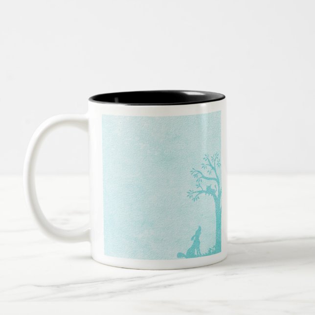 Background Scrapbooking Paper Texture Scrapbook. Two-Tone Coffee Mug (Left)