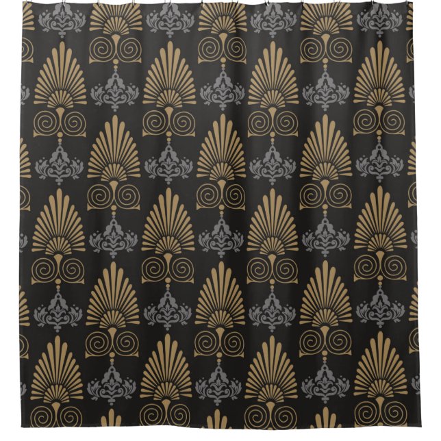 Background seamless pattern in art deco style, wal (Front)