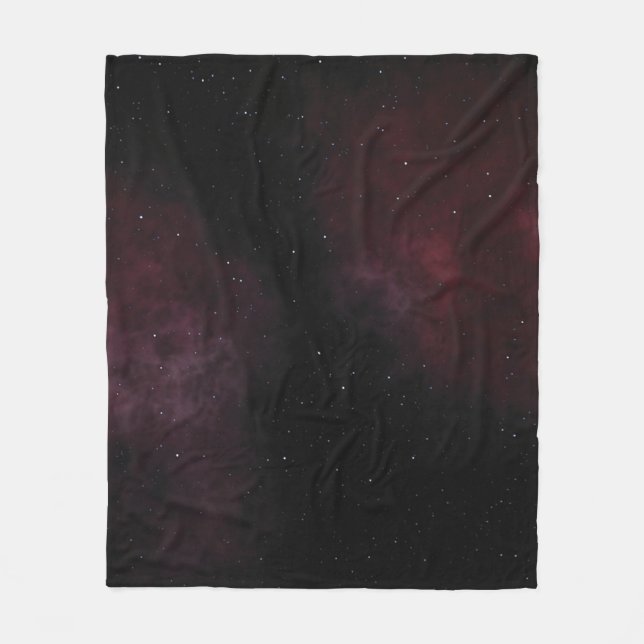 Background space universe galaxy fleece blanket (Front)