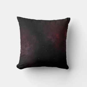 Background space universe galaxy throw pillow
