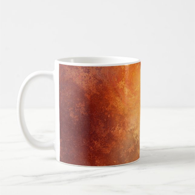 Background texture art coffee mug (Left)