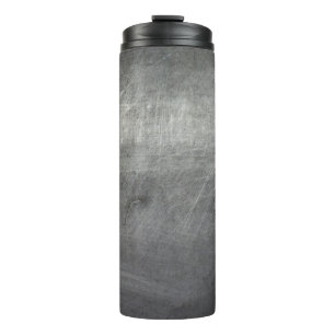 Background texture metal scratches thermal tumbler