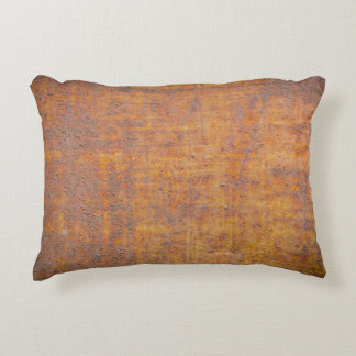 Background texture of Rusted steelabstract, aged,  Accent Pillow