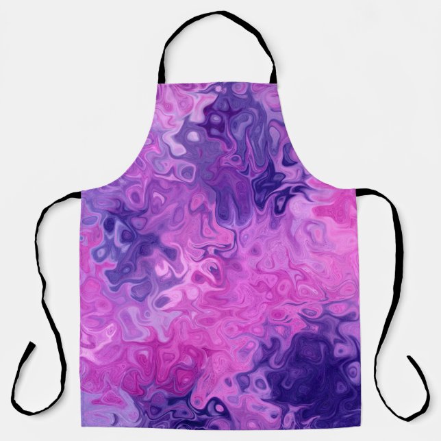 Background texture pattern purple apron (Front)