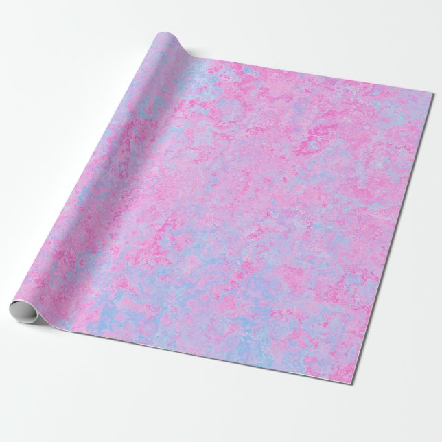 Background texture pink light blue wrapping paper (Unrolled)