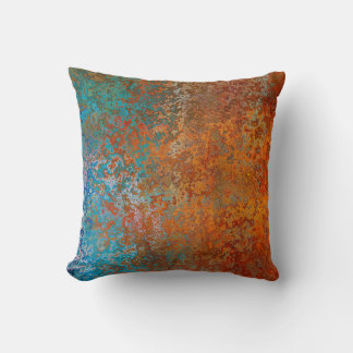 Background texture rust old brown throw pillow