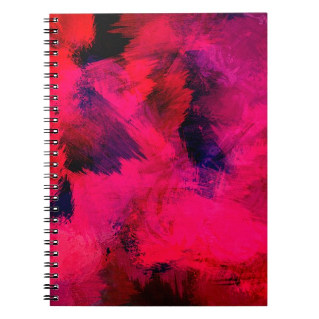 Background texture template red notebook (Front)
