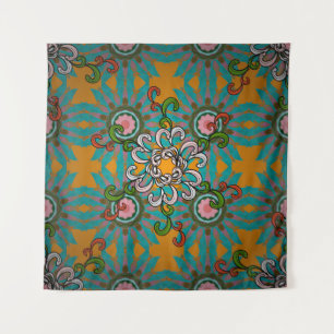Background texture, wallpaper, floral theme in col tapestry