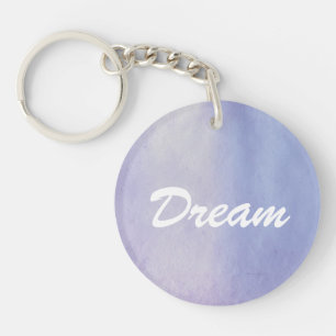 Background- Texture Watercolor Paper 2 Keychain