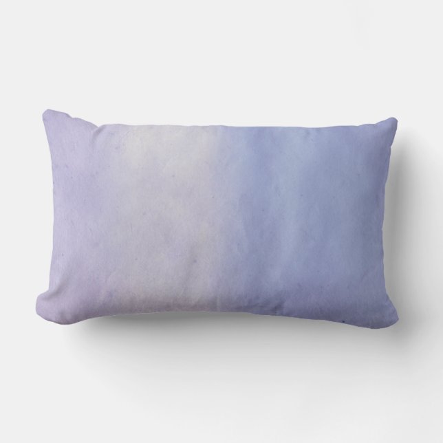 Background- Texture Watercolor Paper 2 Lumbar Pillow (Front)