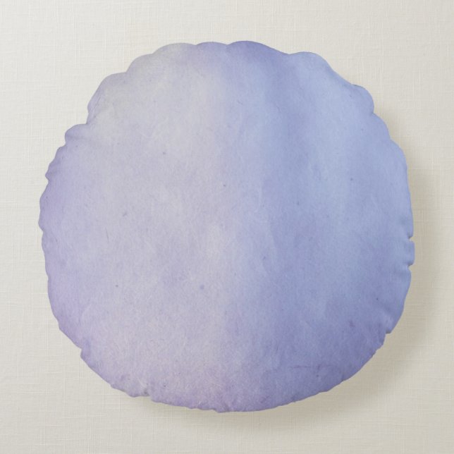 Background- Texture Watercolor Paper 2 Round Pillow (Front)