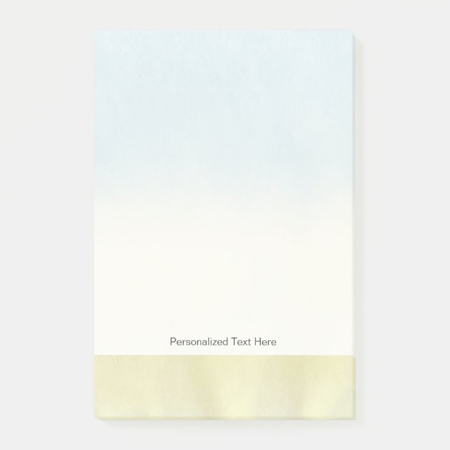 Background- Texture Watercolor Paper Post-it Notes (Front)