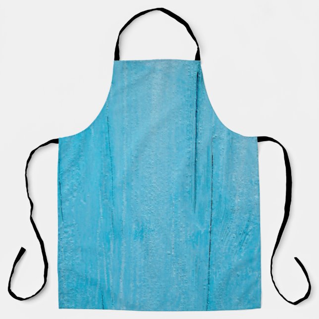 Background texture wood blue apron (Front)