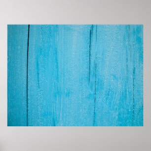Background texture wood blue poster